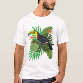 Camiseta Toucan with leaves