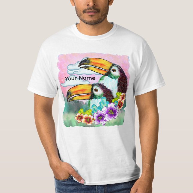 Camiseta Toucans Tropicais (Frente)