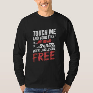 Camiseta "Touch Me, Luta de Gráfico de Design"
