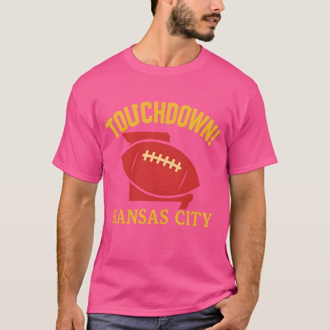 CAMISETA TOUCHDOWN! CIDADE DE KANSAS (Frente)