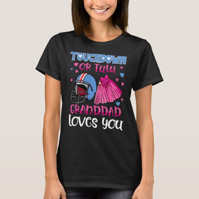 Camiseta Touchdown Ou Tutu Avô Te Ama De Futebol (Frente)