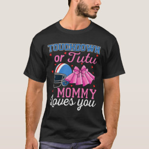 Camiseta Touchdown Ou Tutu Mamãe Ama Você Futebol Gênero