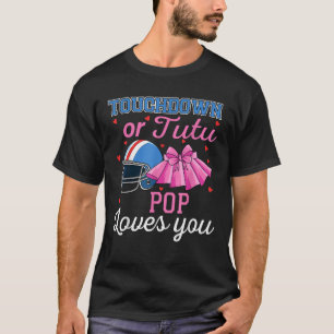 Camiseta Touchdown ou Tutu Pop te ama de futebol