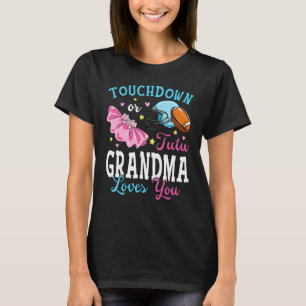 Camiseta Touchdown ou Tutu Vovó ama você de futebol