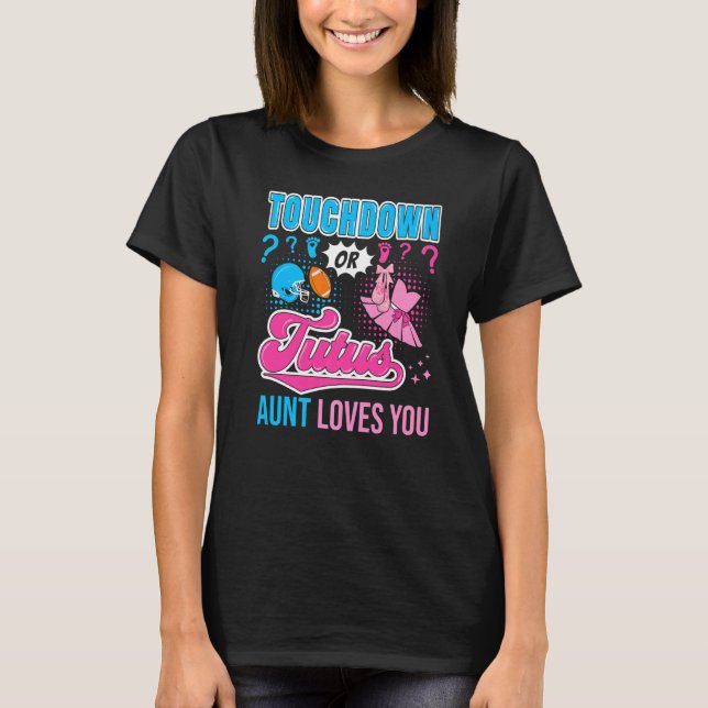 Camiseta Touchdown ou Tutus Ama-Te Novo Gênero Bebê (Frente)
