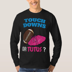 Camiseta Touchdowns Ou Tutus Engraçados Sexo Revelam Futebo