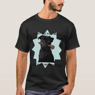 Camiseta Toucinho de Pug Preto