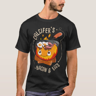 Camiseta Toucinho e Ovo de Calcifer I Cozinha de Camping I