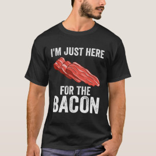 Camiseta Toucinho Roupas de Bacon Porco Humor Homens Mulher