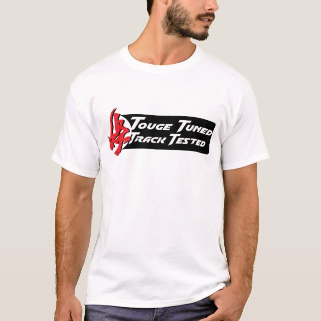 Camiseta Touge ajustou a trilha testada (Frente)