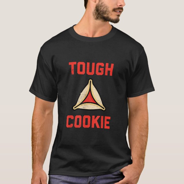Camiseta Tough Cookie Hamantashen Happy Purim Costume Party (Frente)