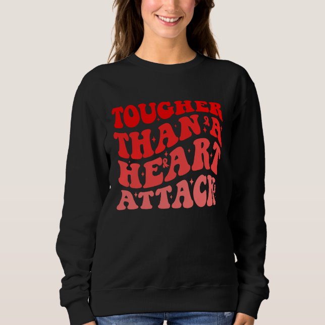 Camiseta Tougher Than A Heart Attack Heart Disease Awarenes (Frente)