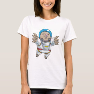 Camiseta Toupeira Astronauta Espaço