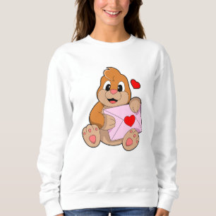 Camiseta Toupeira com Envelope do Coração
