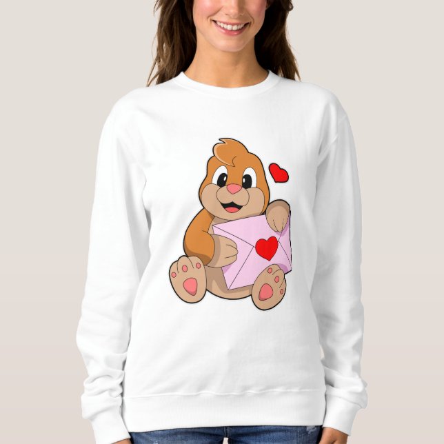 Camiseta Toupeira com Envelope do Coração (Frente)