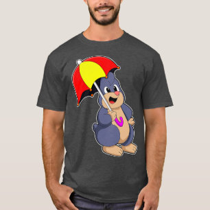 Camiseta Toupeira com Guarda-Chuva 2