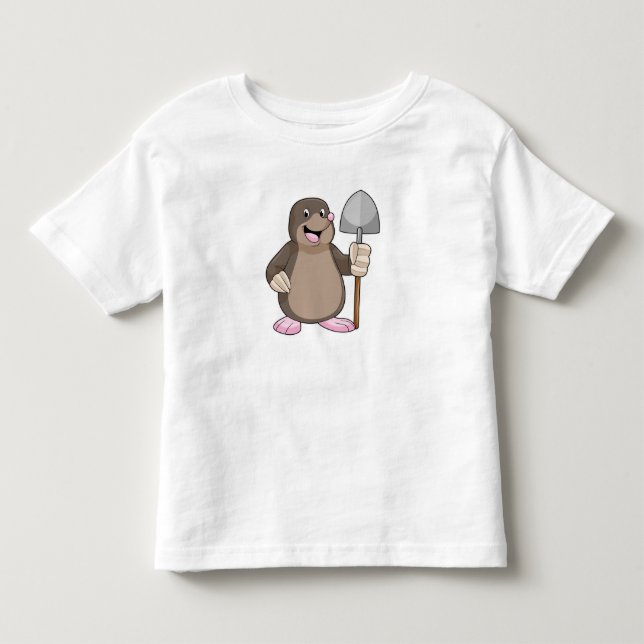 Camiseta Toupeira com pá (Frente)
