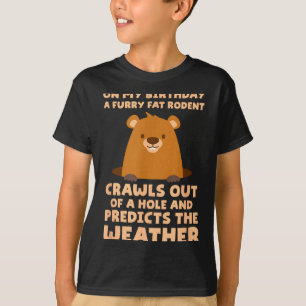 Camiseta Toupeira Engraçada No Meu Aniversário Um Roedor Go
