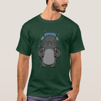 Camiseta Toupeira Mochila Animal Montículo vintage