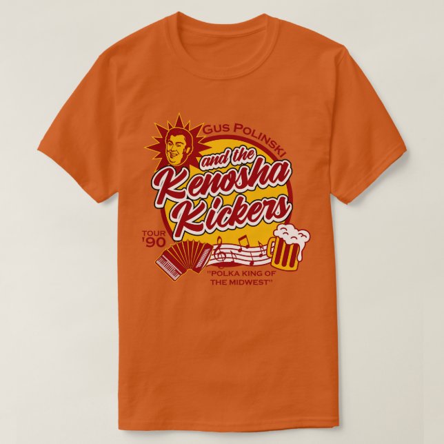 Camiseta Tour de Kickers Kenosha 90 (Frente do Design)