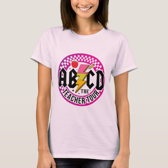 Camiseta Tour do professor da ABCD Retro (Frente)