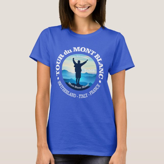 Camiseta Tour du Mont Blanc (V) (Frente)