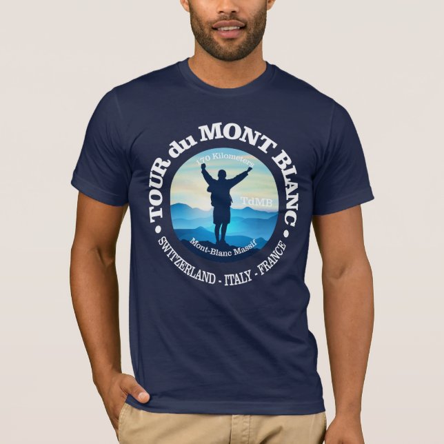 Camiseta Tour du Mont Blanc (V) (Frente)