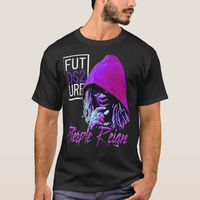 Camiseta Tour Futuro do reinado roxo   (Frente)