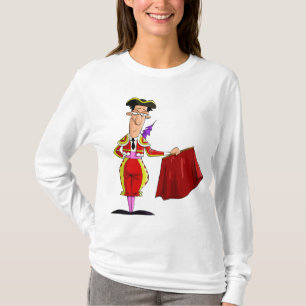 Camiseta Toureiro com Cape Vermelho Toureiro Espanhol