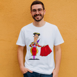 Camiseta Toureiro com Cape Vermelho Toureiro Espanhol