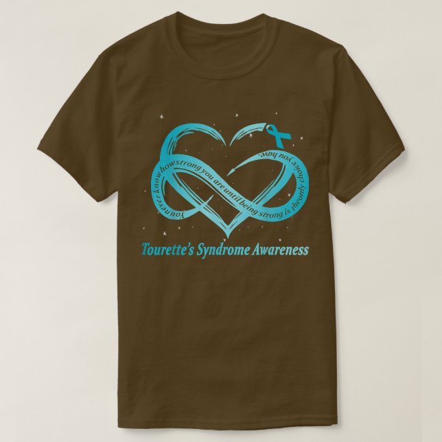 Camiseta Tourette's Syndrome Warrior  (Frente do Design)