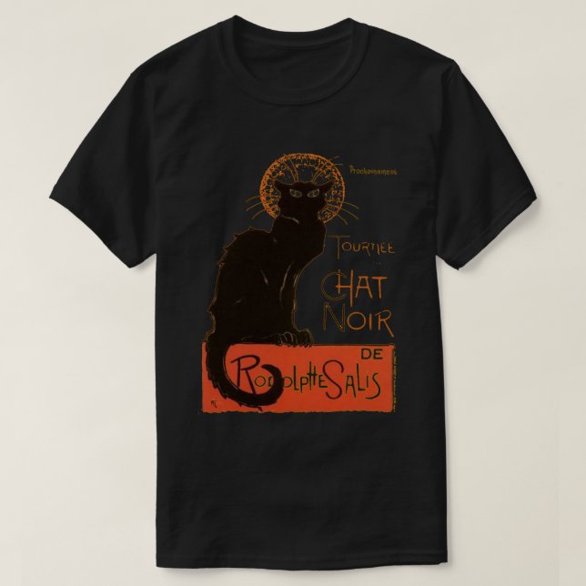 Camiseta Tournee Du Chat Noir - Após Steinlein Sticker (Frente do Design)