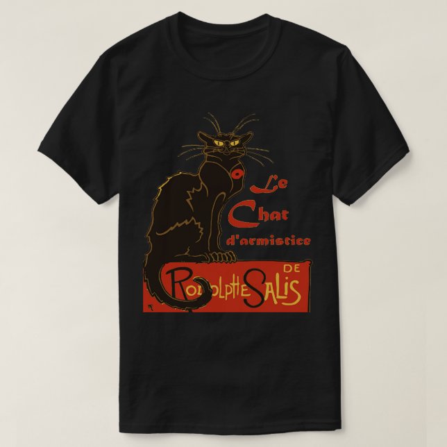 Camiseta Tournee du Chat Noir D Armistice Veterans Day (Frente do Design)