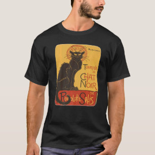 Camiseta Tournee du Chat Noir De Rodolphe Salis Vetor