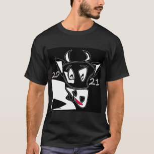 Camiseta Touro, ano do touro, 2021, touro engraçado