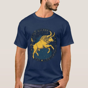 Camiseta Touro Aurus por Signos do Zodíaco Astrológico