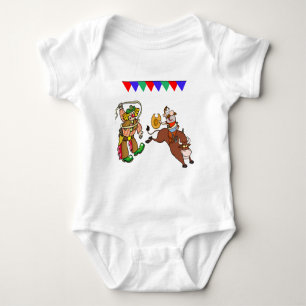 Camiseta Touro-Cavaleiro E Rodeio-Palhaço