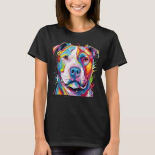 Camiseta Touro Colorido Terrier Dog Love ou Pai Mãe Boy G