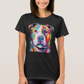 Camiseta Touro Colorido Terrier Dog Love ou Pai Mãe Boy G