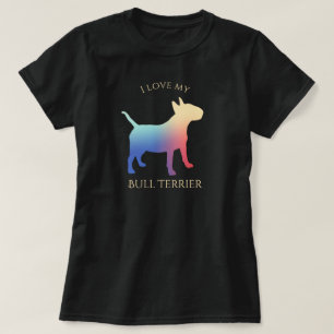 Camiseta Touro Colorido Terrier Silhouette