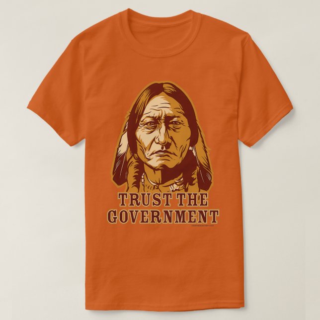 Camiseta Touro de Governo de Confiança (Frente do Design)