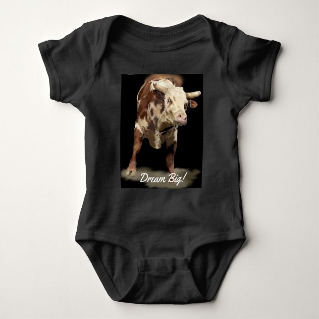 Camiseta Touro de Rodeio Toureando Sonhe Grande (Frente)