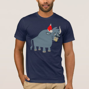 Camiseta Touro Desenho Fofo