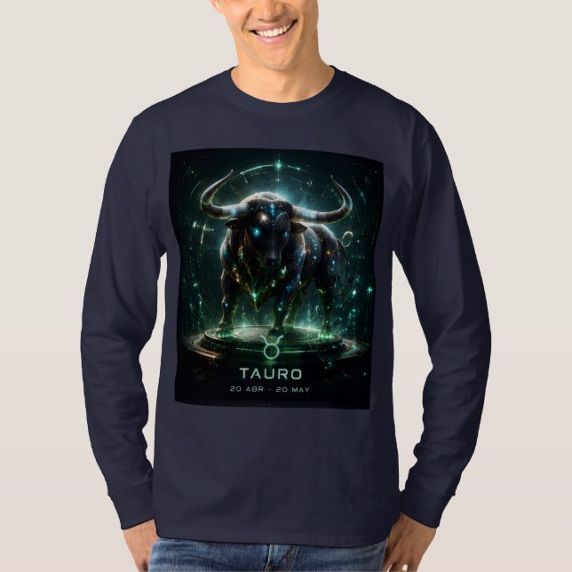 Camiseta touro, horóscopo,  (Frente)