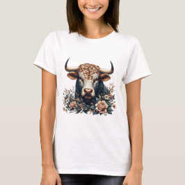 Camiseta Touro Majestoso em Bloom