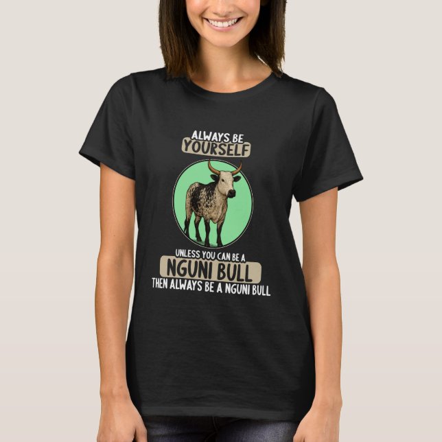 Camiseta Touro Nguni Gado Nguni (Frente)