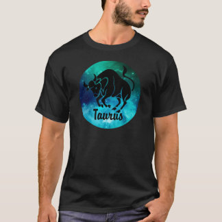 Camiseta Touro no Fundo Espacial