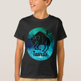 Camiseta Touro no Fundo Espacial