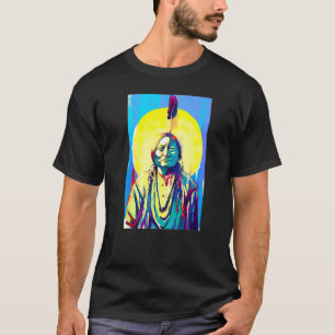 Camiseta Touro Sentado Nativo Americano