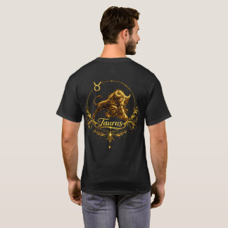 Camiseta Touro Signo do Zodíaco único, signo estelar 